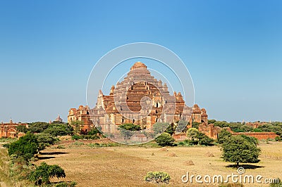 Myanmar Burma, Bagan, Dhammayangyi Pahto Temple Stock Photo