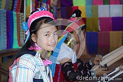 Myanmar Kayan people Editorial Stock Photo