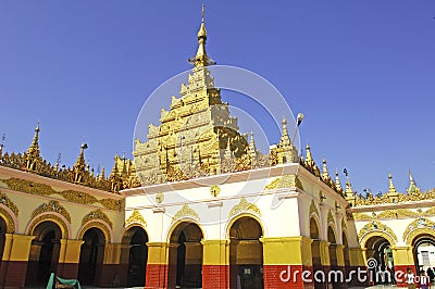 Myanmar, Mandalay: Mahamuni pagoda Stock Photo