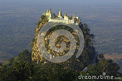 Myanmar, Mount Popa Stock Photo