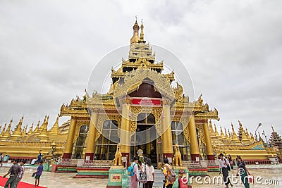 Myanmar Pagoda Editorial Stock Photo