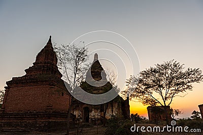 Myanmar temple Stock Photo