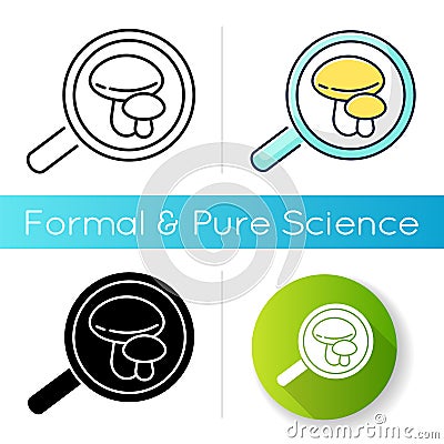 Mycology icon Vector Illustration