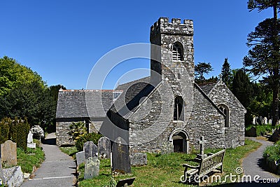 Mylor Parish Church, Cornwall England Stock Photo