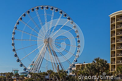 Myrtle Beach Skywheel Editorial Stock Photo