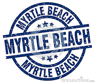 Myrtle Beach stamp Vector Illustration