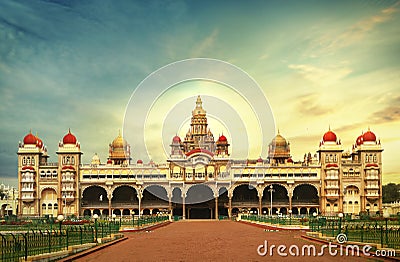 Mysore Palace is a historical palace Editorial Stock Photo