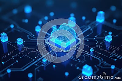 MySQL Hosting Visualizer Stock Photo