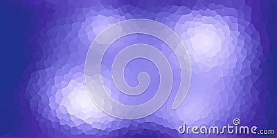Mysterious blue violet azure broad mosaic pattern. Blurred background. Multicolor website banner, desktop, template, gradient Stock Photo