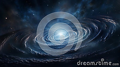 Mysterious Cosmic Anomaly Stock Photo