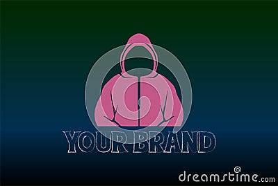 Sqiud Game Mysterious Man Male with Pink Jacket Logo Design Vector Vector Illustration
