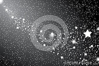 The mysterious starry space. Vector Illustration. Vector Illustration