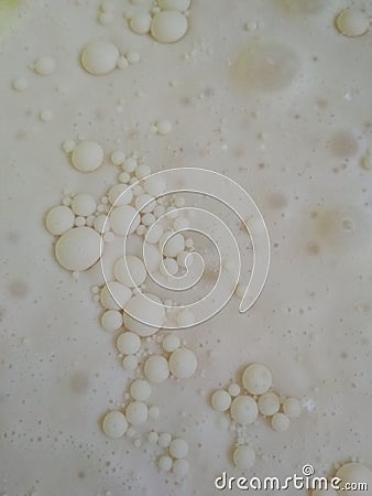 Mysterious texture, surface, exploration.unreal surface. bubbles Stock Photo