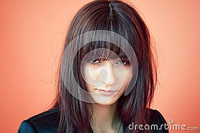 Mysterious Woman Stock Photo
