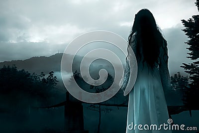 Mysterious Woman Stock Photo