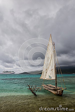 Mystery Island Stock Photo