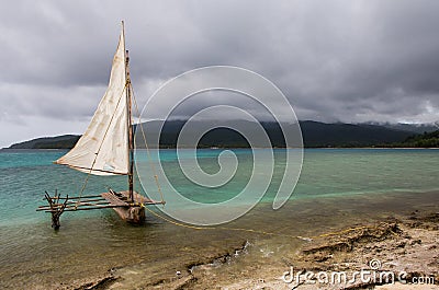 Mystery Island Stock Photo