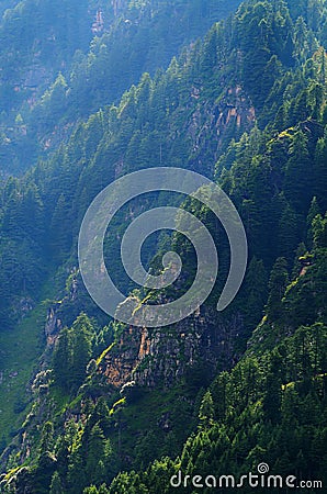 Mystery mountains Stock Photo