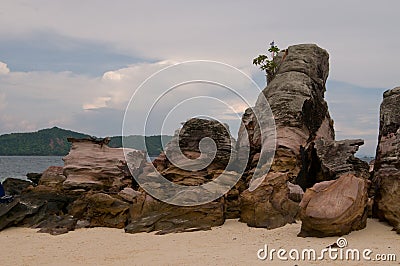 Mystery rocks Stock Photo