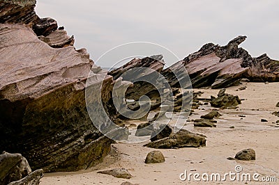 Mystery rocks Stock Photo