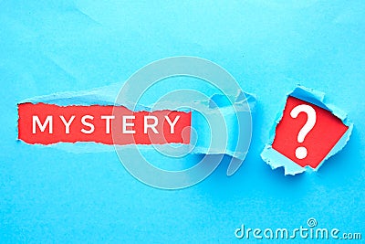 Mystery and suprise Stock Photo