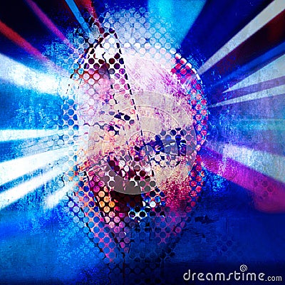 Mystic abstract mask Stock Photo