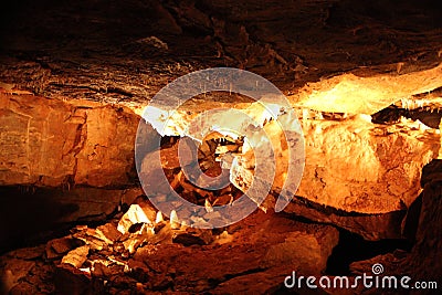 Mystic Caverns - Stalactites and Stalagmites - 11 Stock Photo