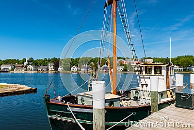 Mystic Connecticut Stock Photo