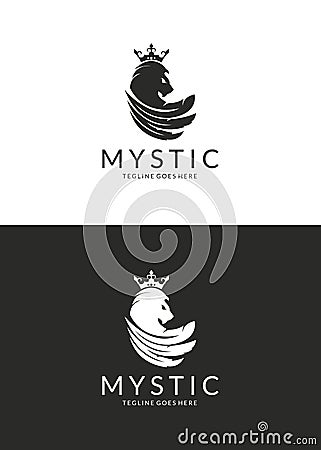 Mystic logo. Vector Illustration