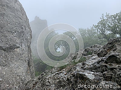 Mystic rocks and cliffs Stock Photo