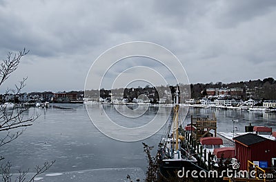 Mystic Seaport, Connecticut, USA Editorial Stock Photo