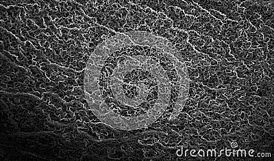 Mystical background, interlacing of white and black threads, bw. Stock Photo