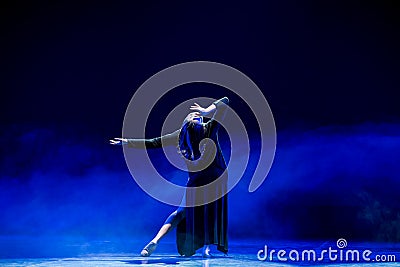 Mystical divination-Modern dance Editorial Stock Photo