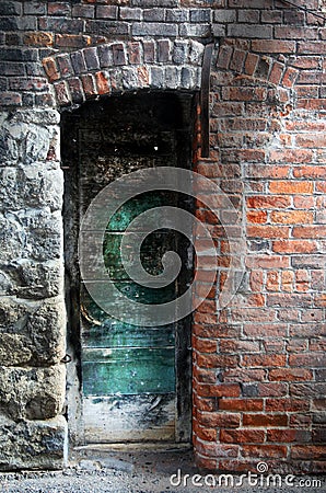 Mystical Door Stock Photo