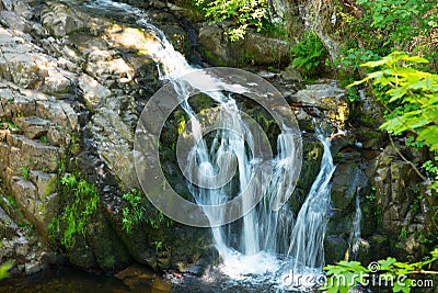 Saut du bouchot canyon in the vosges mountains Stock Photo