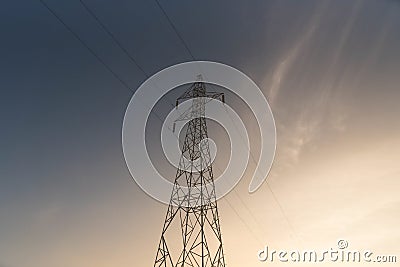 The mystique of the Energy tower 04 Stock Photo