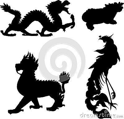 Mythical animal Vector Illustration