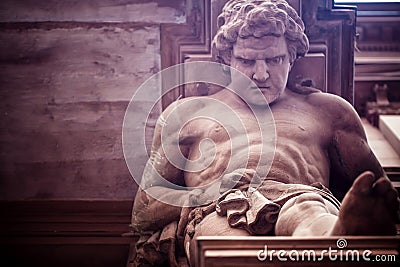 Mythology Greek God Statue Stock Photo