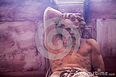 Mythology Greek God Statue Stock Photo