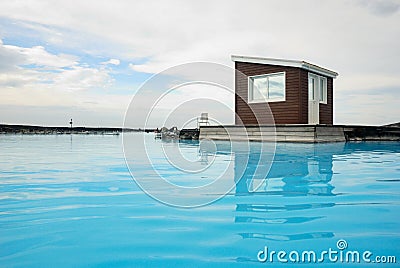 Myvatn Nature Baths Editorial Stock Photo