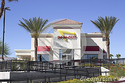 In-N-Out Burger Southern California Editorial Stock Photo