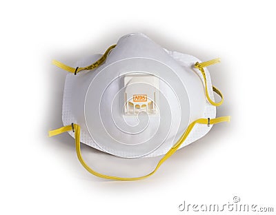 N95 respirator mask PPE Stock Photo