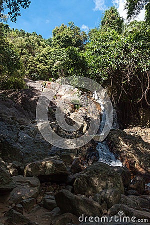 Na Muang Waterfall Stock Photo