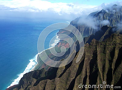 Na Pali Coast Stock Photo