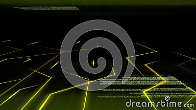 Naadloos abstract licht animatiepatroon als achtergrond van elektronische kringsstroom met zich computer het broncode bewegen royalty-vrije illustratie Naadloos abstract licht animatiepatroon als achtergrond van elektronische kringsstroom met zich computer het broncode bewegen royalty-vrije illustratie