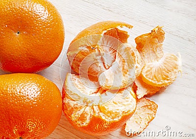 Naartjie or tangerine fruit Stock Photo