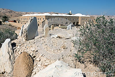 Nabi Musa site in the desert Stock Photo