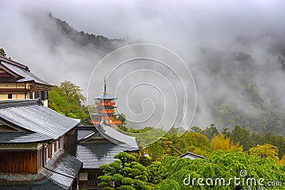 Nachi Temple Japan Stock Photo