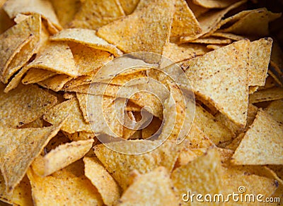 Nacho chips Stock Photo