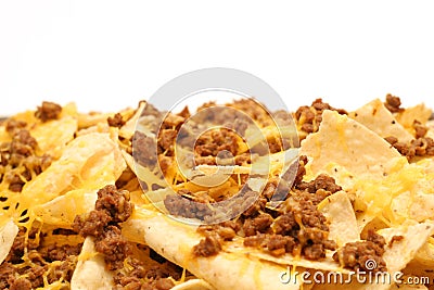 Nachos & Cheese level Stock Photo